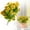 Yellow, variant on Artificial Flowers for christmas 1 Bunch of Artificial Colored for Outdoor Spring Decoration They Are and Realistic Suitable for Outdoor Courtyards Family Gardens Flower POTS