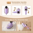 thumbnail image 4 of Small Hand Holding Ironing Machine Iron Machine Household Steam Portable Hanging Ironing Machine Steam Iron B US Plug, 4 of 7