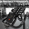 thumbnail image 2 of Bicicleta Spinning Magnetica Fija Indoor Con Sensor De Pulso Cardiaco Monitor Registro De Datos Asiento Ajustable Y Volante De Inercia Color Negro, 2 of 10