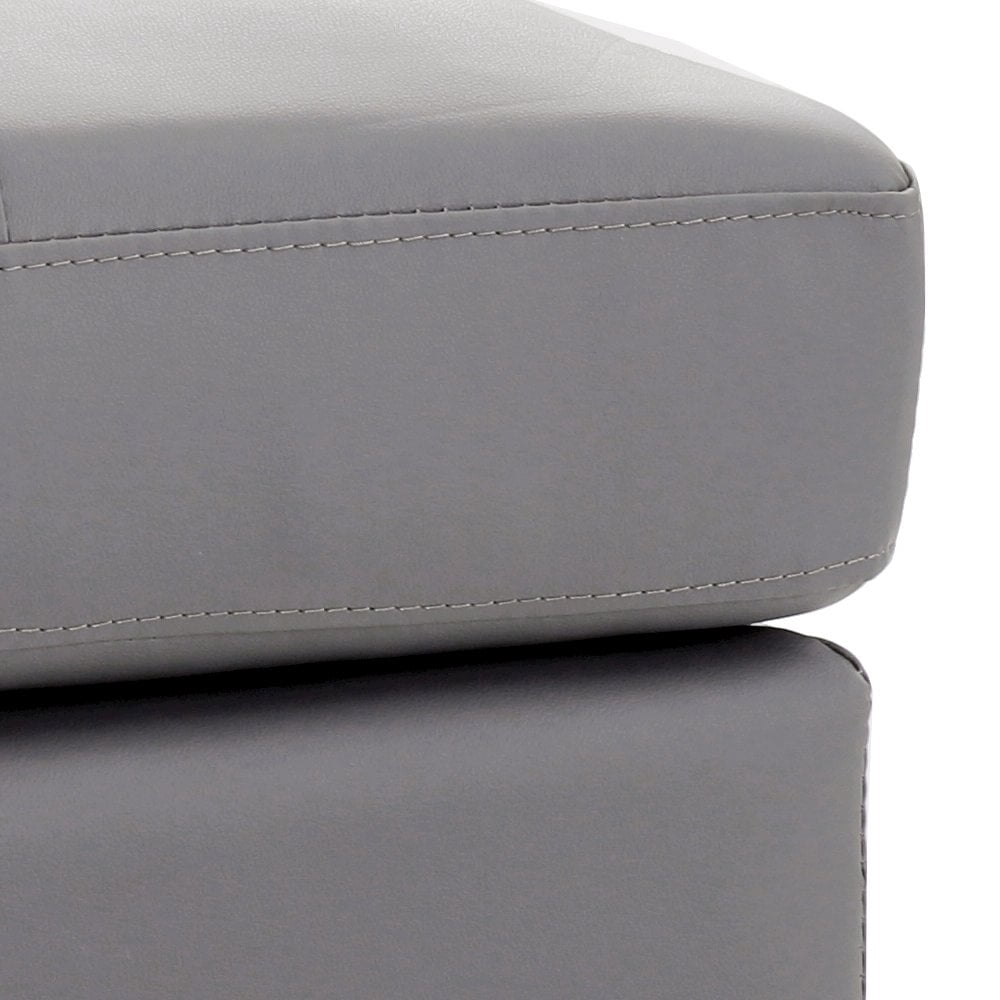 Glory Furniture Newbury Ottoman in Gray Color