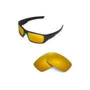 Walleva 24K Gold Polarized Replacement Lenses for Oakley Crankshaft Sunglasses