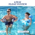 thumbnail image 2 of Hamaca de piscina Aqua LEISURE Waterlife 4 en 1, paquete de 2 unidades, azul marino Aqua LEISURE LIFE&WATER, 2 of 5