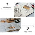 thumbnail image 3 of MasteelfCA 2pcs Metal Cash Clips Brass Cash Clips Bill Clamps Change Clips Outdoor EDC Tool, 3 of 7