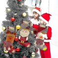 thumbnail image 5 of Medias navideñas, juego de 3, Papá Noel, muñeco de nieve, reno, adornos navideños, accesorios para fiestas, 5 of 5