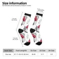 thumbnail image 2 of Rocae Cute Poodle Dog for Adult Socks Casual Athletic Stretchy Loose Socks for Women Men Non-Slip Middle Tube Socks, 2 of 6
