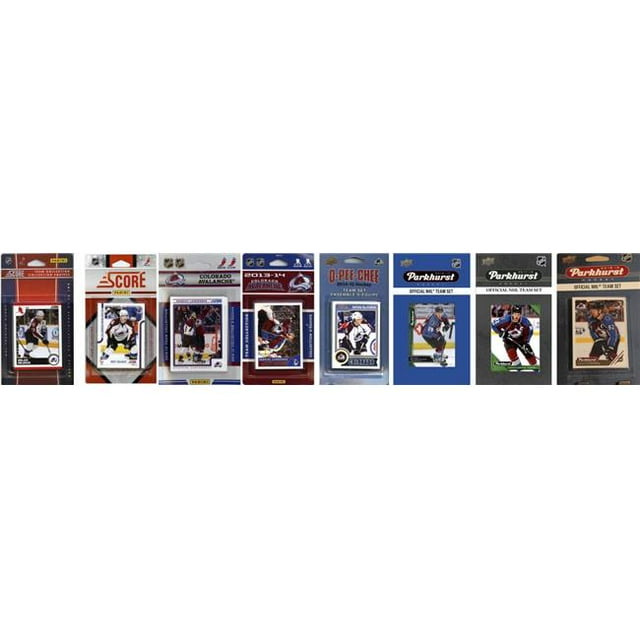 C&I Collectables AVALANCHE818TS NHL Colorado Avalanche 8 Ensembles de Cartes à Collectionner sous Licence