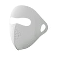 thumbnail image 4 of Mascarilla facial completa, ligera, lavable, plegable, cómoda y transpirable para viajes al aire libre. gris, 4 of 9