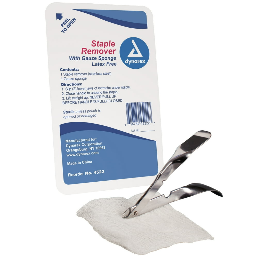 Dynarex Sterile Skin Staple Removal Kit 4522, 1 Each