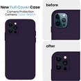 thumbnail image 3 of for iPhone 12 Pro Case, Silicone Upgraded [Camera Protecion] Phone Case with Soft Anti-Scratch Microfiber Lining, 6.1 inch, Purple, 3 of 11