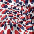 thumbnail image 5 of Ambesonne Geometric Valance Pack of 2, Red Circles Rounds, 54"X12", Navy Blue Red and White, 5 of 5