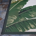 thumbnail image 5 of Couristan Dolce Palm Lily 8'6" x 13' Hunter Green and Ivory Outdoor Rug, 5 of 10