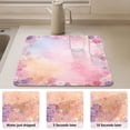 thumbnail image 4 of Dish Drying Mat Absorbent Dish Drainer Kitchen Counter 19.7x15.7inch Dish Drying Pad for Countertops Sinks Draining Racks Colorful Pastel Floral Pattern, 4 of 9