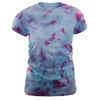 Soffe 264G379XLG Girl Tonal Tie Dye T-Shirt, Fuchsia & Vivid Blue - Extra Large