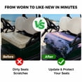thumbnail image 4 of Golf Cart Seat Covers for 2 Seater, Coastal Soft Microfiber Cart Seat Towel Blanket, Summer Beach Ocean Nautical Absorbent Breathable Non Slip Bench Seats Protector for Golf Course 51"x31", 4 of 9