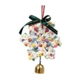 thumbnail image 4 of Adorno colgante navideño BLESIY con campana de metal 16 cm Estilo F, 4 of 8