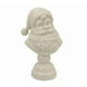thumbnail image 1 of Bust de Santa Claus, Figurina de Resina Blanco, Dcoration de Mesa de Navidad, Estilo Clásico, 6 Pulgadas, Resina, para Salón, Navidad, Fiestas, Decoración de Hogar, Figurina de Santa para, 1 of 5