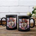 thumbnail image 3 of Patriotic Siberian Husky Celebrates 4th of July Mug Husky Dog Lover Gifts Coffee Tea Cup - 02009, 3 of 4