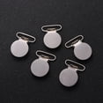 thumbnail image 3 of MasteelfCA 10pcs Fashion Suspender Clips Holders Round Metal Pacifier Clips Buckle Clips Sewing Tools for Men Women (Silver), 3 of 7