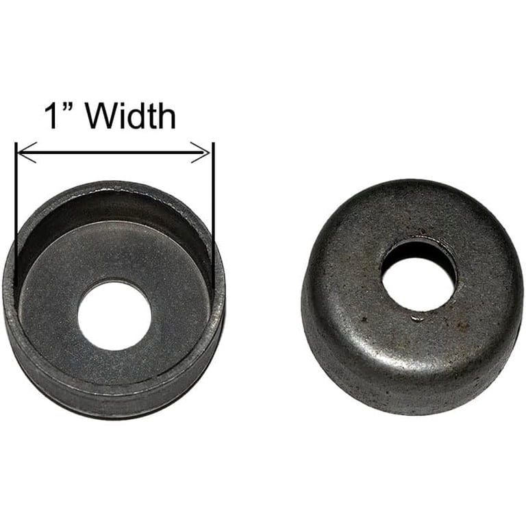 32 Pack Steel Weld Cups for Iron Patio Furniture Legs for 1" Round Inserts  - Walmart.com