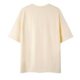 thumbnail image 4 of Camisas de Manga Corta de los Hombres Color Sólido de Ajuste Cuello Redondo Tops Casuales, Verano Y Primavera, Camisas Casuales de los Hombres, 4 of 6