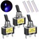 thumbnail image 3 of Interruptor de Palanca de Luz Basculante de 6 Piezas, 30A, 12 V CC, SPST, 2 Posiciones, 3 , Luz LED Azul Con Cable para Coche, , Automoción, 3 of 5