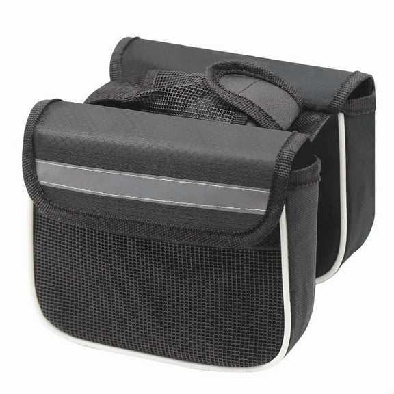 EXHUMKY BERTDOMD Road Bike Saddle Bag Easy Install Front Frame Bag Outdoor Cycling