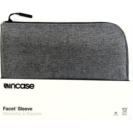 Incase FACET Sleeve MacBook Pro Thunderbolt 3 (USB-C) & Air w/ Retina Display - 13" - Grey