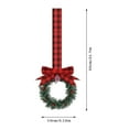 thumbnail image 2 of 12Pcs Christmas Kitchen Cabinet Wreaths With Ribbon Mini Christmas Wreath Small Kitchen Wreath With Berry And Bows Greenery Wreath For Window Door Wreath Home Decor, 2 of 3