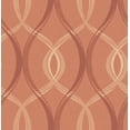 thumbnail image 1 of Brewster Echo Rust Lattice Wallpaper, 1 of 2