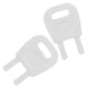 thumbnail image 3 of 2 llaves de repuesto para dispensadores de toallas de papel, dispensadores comerciales, porta rollos de papel higiénico, llave de repuesto para dispensador de toallas de papel, color blanco, 3 of 8