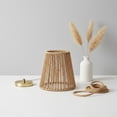 thumbnail image 4 of Wiywef Hand-woven Pendant Lamp Shade Boho Style Ceiling Pendant Lamp Cover Paper Rope Lamp Shade For Ceiling/Wall/Table Lamps, 4 of 7