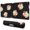 Black Christmas Santa, variant on Long Mouse Pads for Desk,Black Christmas Snowman Pattern Desk Mats on Top Of Desks, Desk Mouse Pad Extra Large with 3mm Non-Slip Base and Stitched Edge for Gaming,Office,Work,Home 31.5x11.8in