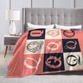 thumbnail image 3 of I Love Queen Throw Blanket, Fluffy Soft Cozy Blanket Flannel Plush Microfiber Couch Throw, 40"x30", 3 of 8