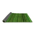 thumbnail image 2 of Ahgly Company Indoor Round Oriental Green Modern Area Rugs, 3' Round, 2 of 4