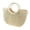Beige, variant on YYuan Summer Straw Beach Purse Woven Handbag for Women Natural Boho Half Moon Bag