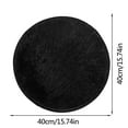thumbnail image 3 of Small Round Fluffy Area Rug for Bedroom Cute Shaggy Circle Area Rug Soft Furry Floor Carpet for Nursery Living Room Bedroom Playroom Dorm Indoor Aesthetic Home Decor 16 Inch, 3 of 9