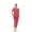 HOT PINK, variant on HEAL+WEAR Soft Stretch Scrub Set 4-Way Stretch V-Neck Top & Cargo Jogger Pants for Women