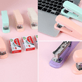 thumbnail image 4 of Office Velvet No-Jam Stapler Value Kit, Includes Staples and Magnetic Staple Remover - stand-alone macaron blue, 4 of 5