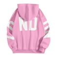 thumbnail image 6 of LUOGENLI Girl Hoodies Set Size 10-12 Girls Hoodies & Sweatshirts Letter Print Casual Long Sleeve Hooded Sweatshirt for Girls Stylish Athletic Wear for Youngsters（6 14Y） Size 7-8 Years, 6 of 7