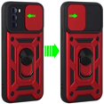 thumbnail image 3 of For Motorola Moto G Stylus 5G 2022 Hybrid Cases with Camera Lens Cover and Ring Holder Kickstand Rugged Dual Layer Hard Cover ,Xpm Phone Case [ Red ], 3 of 9