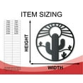 thumbnail image 2 of Metal Cactus Sun Wall Art 12, 2 of 5