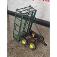 thumbnail image 4 of EastVita 900 LBS Garden Dump Cart With Removable Sidewalls Heavy Duty Steel Dump Wagon With 180 Degrees Celsius Swivel Handle and 10-Inch Tires Yard Cart Utility Wheelbarrow For Backyard Farm, 4 of 4