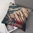 thumbnail image 7 of nygtbtfer 2Pack Camper Throw Pillow Covers Outdoor Adventure Mountain Forest Trees Pillowcases  The Mountains are Calling Adventure Decorative Cushion Covers for Cabin/Camper (Red) White, 7 of 7
