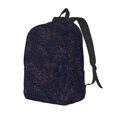 thumbnail image 1 of Disketp Copper-Gold Gloss Outline Flower1 Mochila de Lona Estampada, Mochila Escolar de Viaje Ligera para Estudiantes y Portátil-Medium, 1 of 5