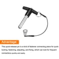 thumbnail image 3 of Unique Bargains T Handle Lock Pins, 3/8' Pin Dia. 1-37/64' Usage Length Stainless Steel Push-Button Quick Release Pin, 3 of 5
