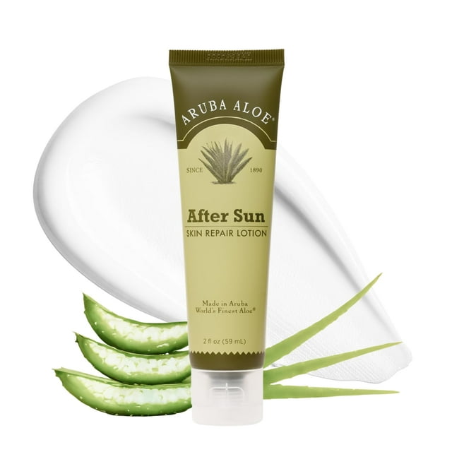 Loción reparadora hidratante Aruba Aloe para después del sol, 60 ml