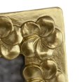 thumbnail image 3 of Household Decor Items 7.5x9.5" Vintage Gold Photo Frame with Flower Design,Bathroom Accessories, 3 of 11