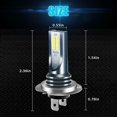 thumbnail image 4 of Bombilla de luz antiniebla para coche H7, 12V, 24V, lámpara antiniebla automática, 30000LM, IP67, resistente al agua, superbrillante, 4 of 4