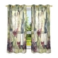 thumbnail image 6 of Yayeee Window Curtains Set of 2 for Living Room Light Filtering 63"x42", Grape Wine, 6 of 7