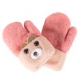 thumbnail image 3 of Mitones de lana forma de osito para bebé y niños pequeños, 3 of 3